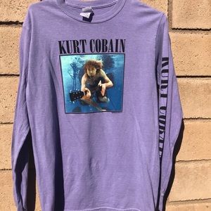 Kurt cobain long sleeve tee